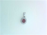 Pendente Oxygène Donna Kate in Oro bianco Rubino 0.50 Ct 99295165 - 99295165